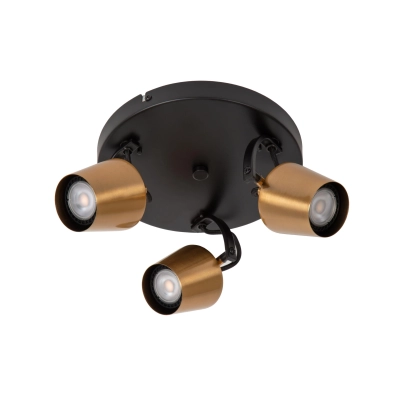 EMILE - Plafon - Ø 23 cm - 3xGU10 - Matt Gold / Brass 51901/13/02 Lucide